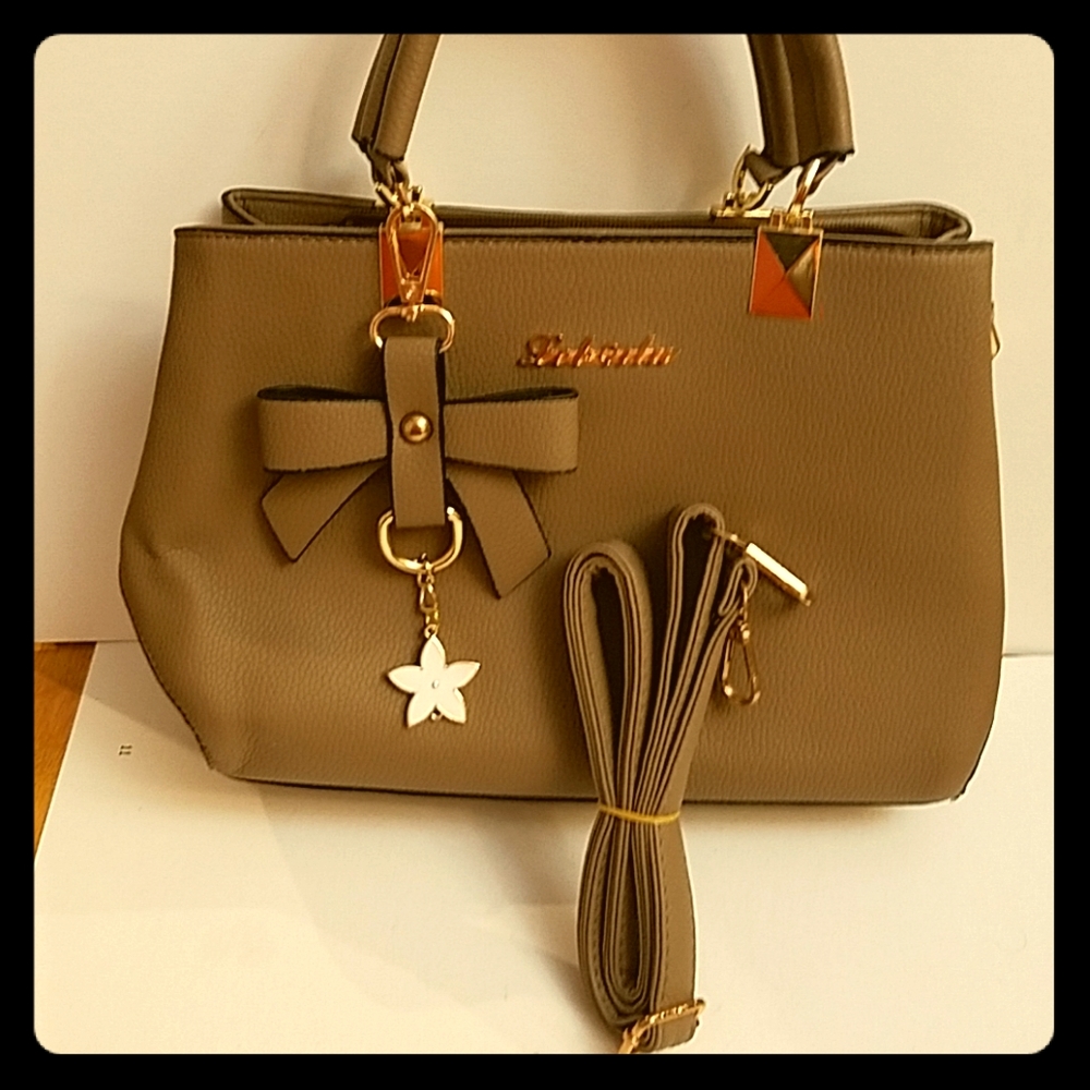 Taupe LebaiIu Mini Satchel NEW Super Cute!